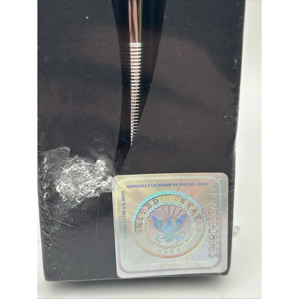 Fisher Space Pen US Navy Edition Chrome‎ Ballpoint Pressurized M4CNAV AUTHORIZED